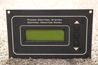 USED RV POWER CONTROL SYSTEM CENTRAL MONITOR PANEL 00-10019-050 FOR SALE
