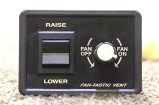 USED FAN-TASTIC VENT SWITCH PANEL RV PARTS FOR SALE