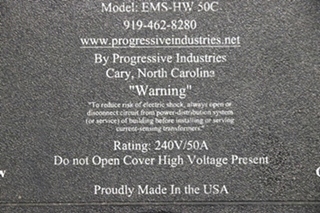 USED EMS-HW50C ELECTRICAL MANAGEMENT SYSTEM WITH SMART SURGE RV PARTS FOR SALE