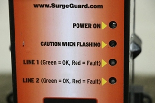 USED MOTORHOME SURGE GUARD 34560 RV POWER PROTECTION FOR SALE