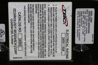 USED SURGE GUARD RV POWER PROTECTION 34560 RV/MOTORHOME PARTS FOR SALE