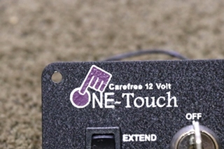 USED CAREFREE 12 VOLT ONE TOUCH KEY & SWITCH PANEL MOTORHOME PARTS FOR SALE