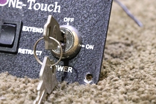 USED CAREFREE 12 VOLT ONE TOUCH KEY & SWITCH PANEL MOTORHOME PARTS FOR SALE