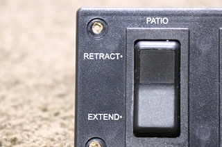 USED CAREFREE OF COLORADO DOUBLE SWITCH PANEL RV PARTS FOR SALE