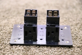 USED CAREFREE OF COLORADO DOUBLE SWITCH PANEL RV PARTS FOR SALE