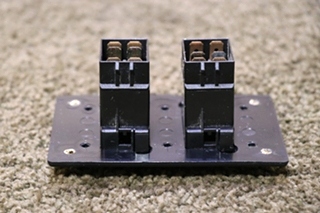 USED CAREFREE OF COLORADO DOUBLE SWITCH PANEL RV PARTS FOR SALE