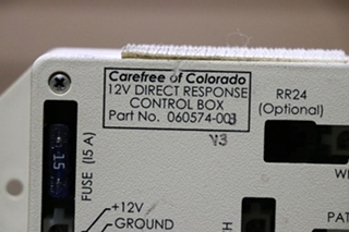 USED CAREFREE 060574-003 12V DIRECT RESPONSE CONTROL BOX