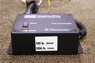 USED DOMETIC 3307916.001 AE WEATHERPRO POWER AWNING CONTROL BOX