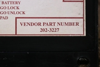 USED 202-3227 CUSTOM ENGINEERED VEHICLE SECURITY MODULE