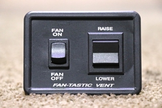USED FAN-TASTIC VENT 2 SWITCH PANEL