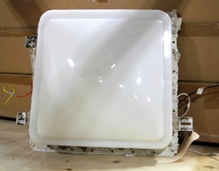 USED RV/MOTORHOME FANTASTIC VENT FAN W/ WHITE COVER MODEL: 2000DM **OUT OF STOCK**